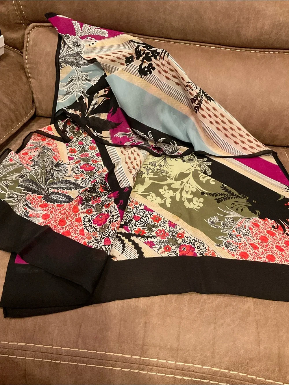Carlisle Colorful Silk Scarf